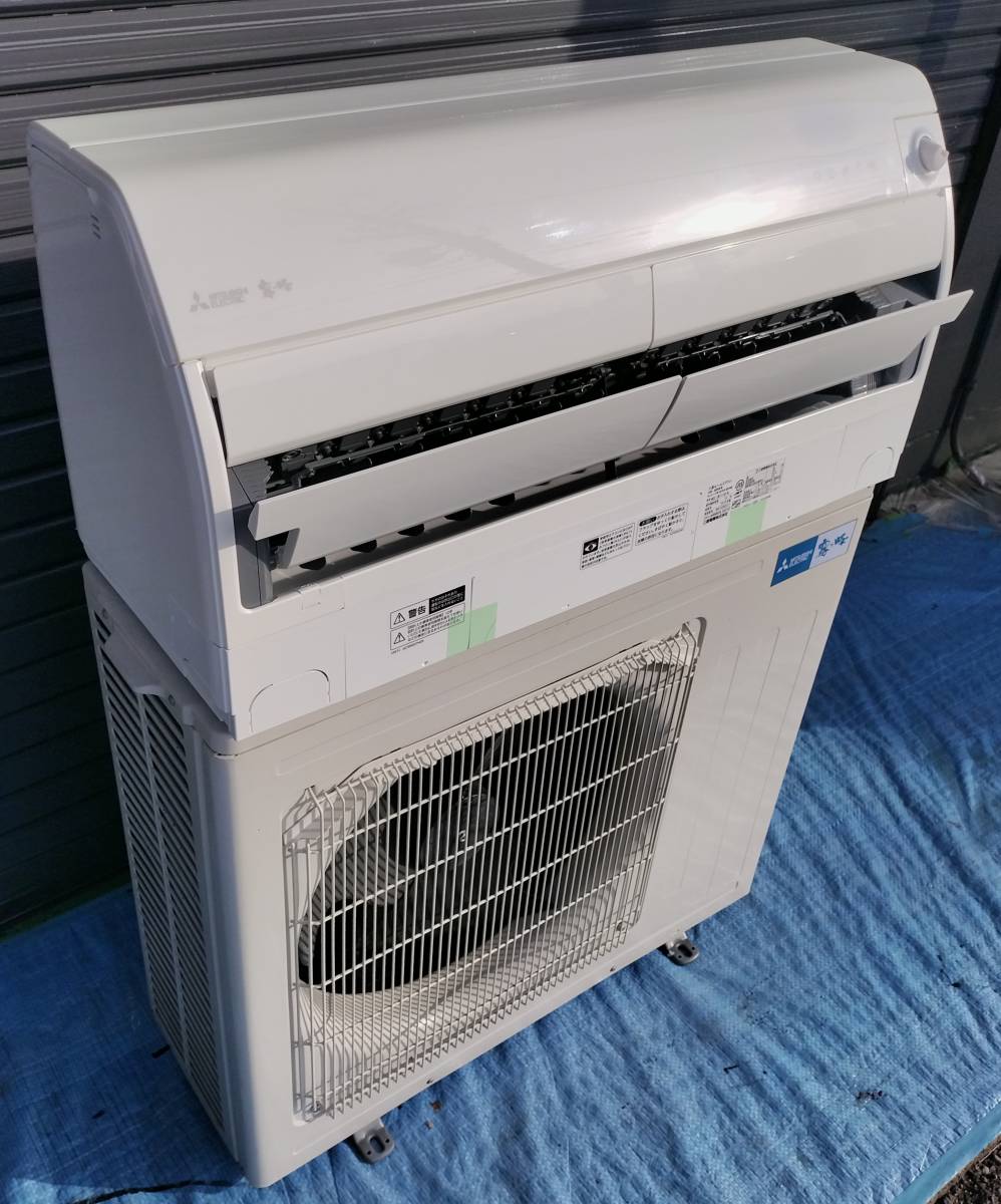 270美品・禁煙【愛知】2019年製 清掃済・取付可■三菱 ～30畳 エアコン 7.1kW 200V おまかせA.I.自動 自動掃除 MSZ-ZW7119S-W