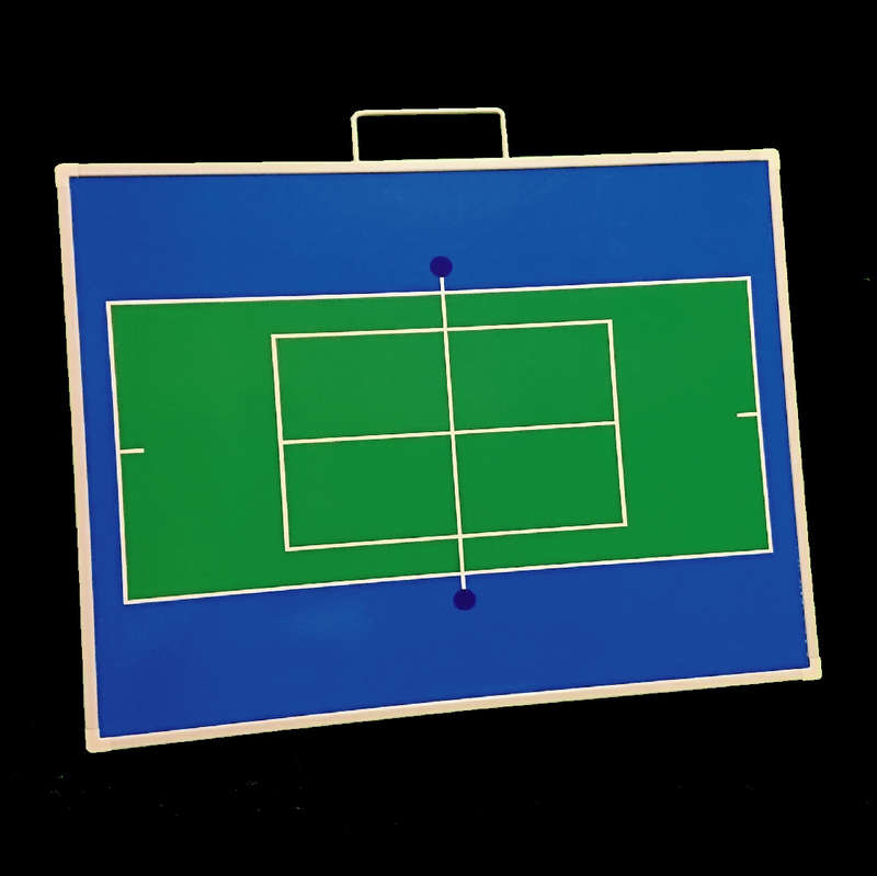 ソフトテニス作戦ボード　Mサイズ　カラー　ヨコ型　　作戦盤ソフトテニス