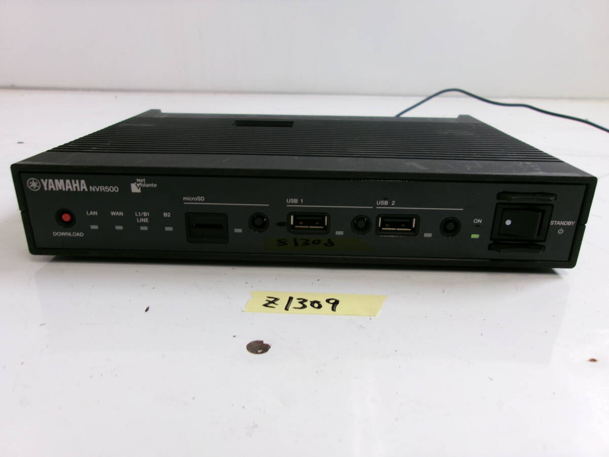 （Z-1309）YAMAHA ブロードバンドVoIPルーター NVR500 通電確認のみ 現状品