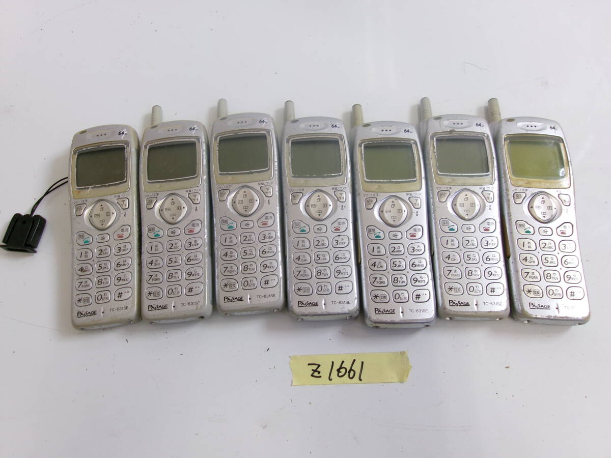 （Z-1661）NTT DOCOMO 構内PHS TC-631SE ジャンク ※修理や部品取りなどに