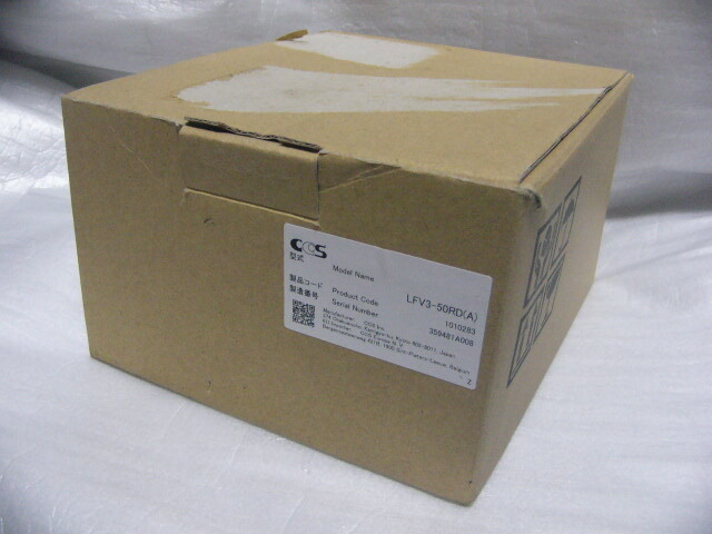 ★未使用★ CCS LFV3-50RD(A) 赤色同軸落射照明 幅60x奥行94x高57mm 発光面52x52mm 24V/8.1W