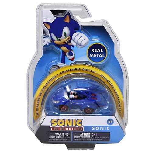 ソニック メタル ダイキャスト カー 18428 SONIC THE HEDGEHOG ゲーム キャラクター グッズ 輸入