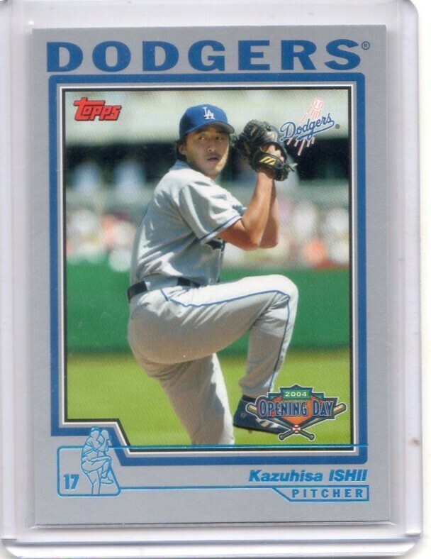 ●石井一久　カード　Vol.70　2004TOPPS OPENING DAY #58　ロサンゼルス・ドジャース