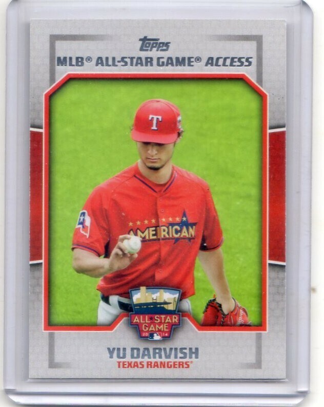 ●ダルビッシュ有　カード　Vol.406　2014TOPPS UPDATE MLB ALL-STAR GAME ACCESS #ASA-YD　テキサス・レンジャーズ