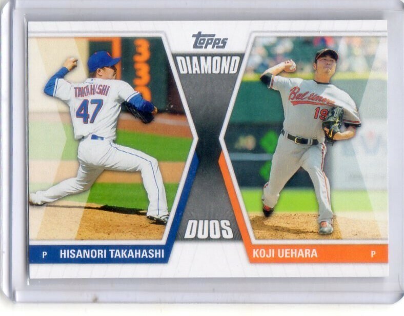 ●高橋尚成　カード　Vol.10　2011TOPPS DIAMOND DUOS #DD-TU　上原浩治　ニューヨーク・メッツ