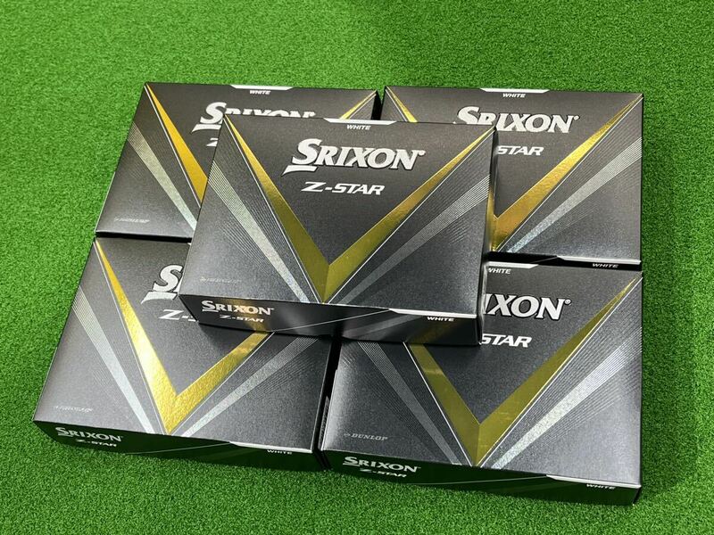 【送料無料！新品！】 ダンロップ DUNLOP SRIXON Z STAR スリクソン ゼットスター ゴルフボール Golf balls 5ダース ホワイト 白 Z-STAR 