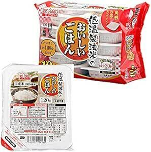 アイリスオーヤマ(IRIS OHYAMA) パックご飯 国産米 100% 低温製法米 非常食 米 レトルト 120g ×10個