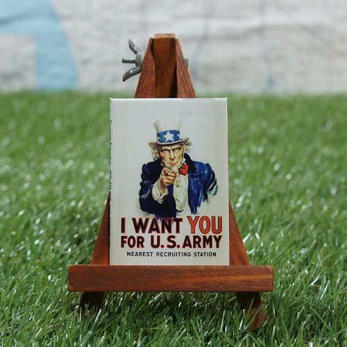新品★インテリア小物★【マグネット】Uncle Sam／アンクル・サム　I Want You