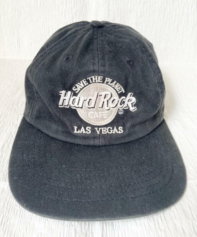 ヴィンテージ 90s Hard Rock Cafe 刺繍ロゴキャップ ブラック VINTAGE
