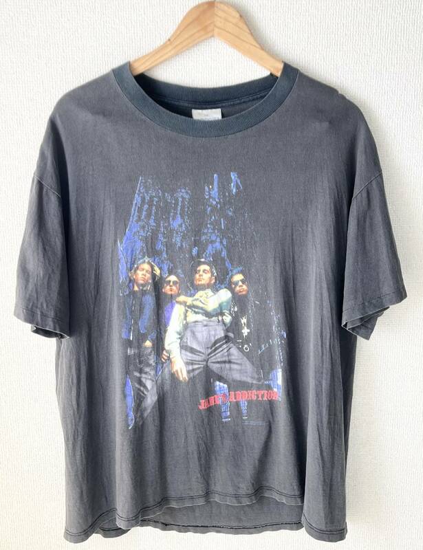 ビンテージ 90s JANE’S ADDICTION ツアーTシャツ XL 黒 BROCKUM USA製 ロラパルーザ VINTAGE