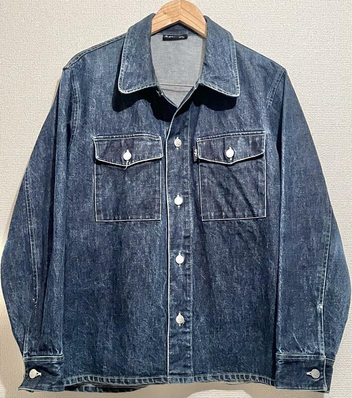 ビンテージ 90s agnes b. homme デニムジャケット フランス製 VINTAGE