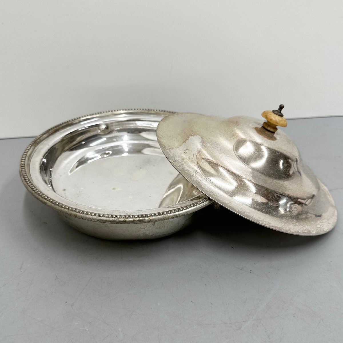 ●○[3] フードウォーマー 2重 Alexander Clark＆Co Ltd Welbeck Plate 配膳 シルバー 銀 洋食器 06/070303s○●
