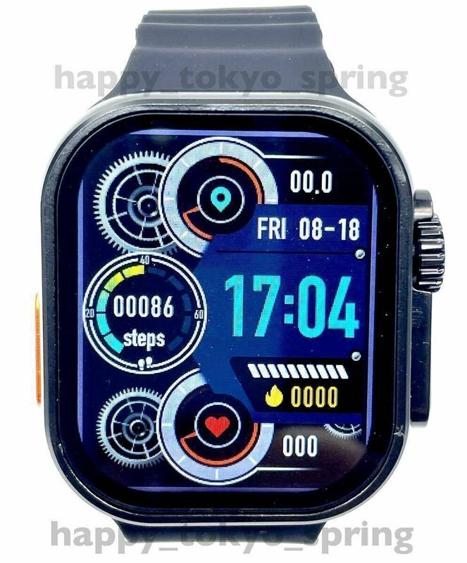 新品 Apple Watch Ultra2 代替品 2.19インチ 大画面 S9 スマートウォッチ 通話 音楽 多機能 健康 スポーツ 防水 血中酸素 android 血圧　