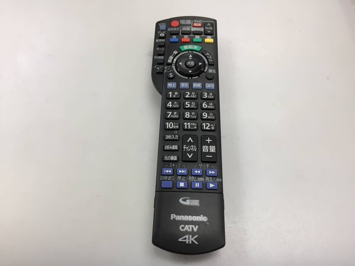 Panasonic CATVリモコンN2QAYB001227 　中古品K394