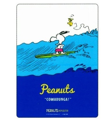 【即決】◇下敷き◇サンスター / PEANUTS / SNOOPY / スヌーピー / 夏柄 / サーフ / S4136870