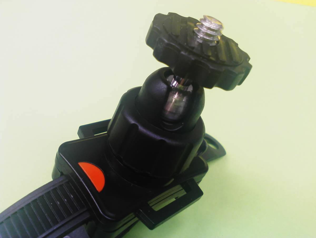 即決!! カメラホルダー デジカメ マウント 自転車バイク ハンドル用1/4ネジ ドラレコ ブラケット防犯カメラ車載レコーダー 送料一律390円！