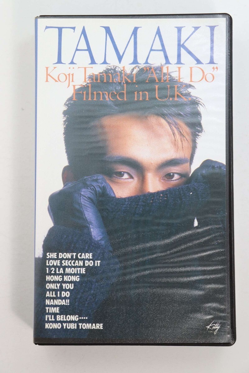 ■ビデオ■ＶＨＳ■Ｋｏｊｉ　Ｔａｍａｋｉ　”Ａｌｌ　Ｉ　Ｄｏ”　Ｆｉｌｍｅｄ　ｉｎ　ＵＫ■玉置浩二■中古■