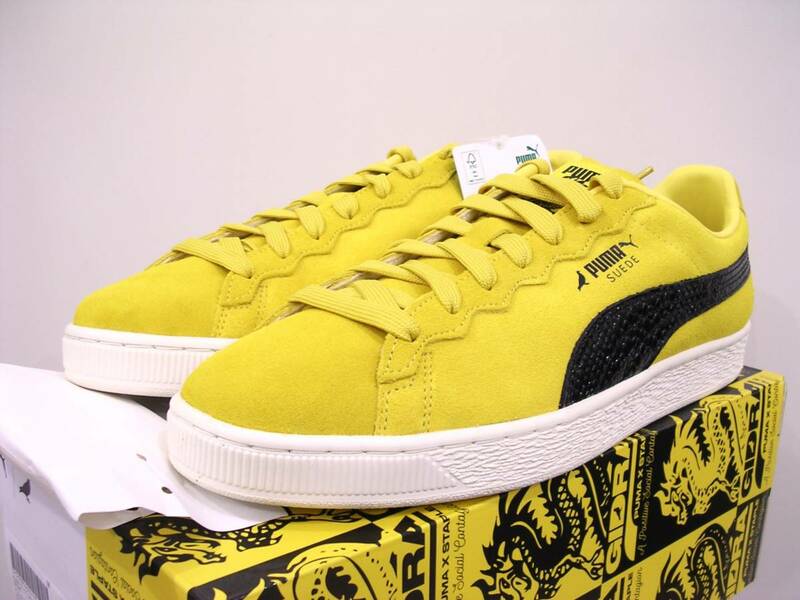 新品 PUMA SUEDE STAPLE 黄黒 29cm US11 定価14300円 限定モデル プーマ スエード ステイプル #391567-01 キングギドラ クライド CLYDE