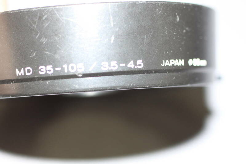 中古のフード　ミノルタ　ＭＤ35-105/3.5-4.5　55ｍｍ