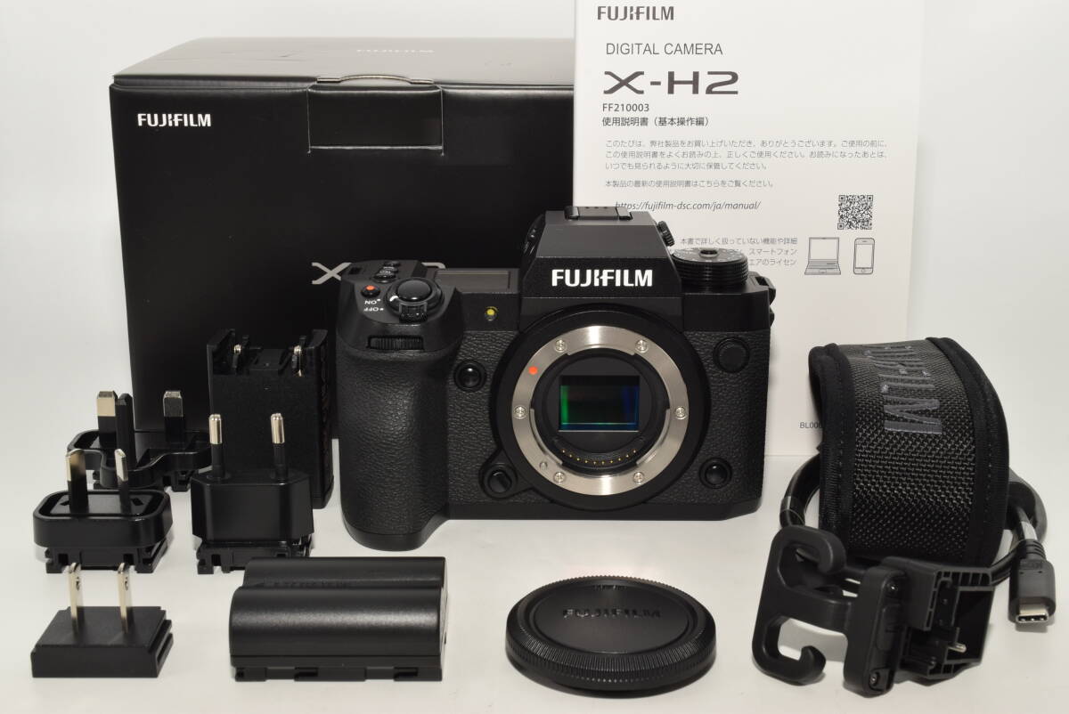 【278ショットの特上品】 富士フイルム(FUJIFILM) X ミラーレス一眼デジタルカメラ X-H2 ボディ #7326