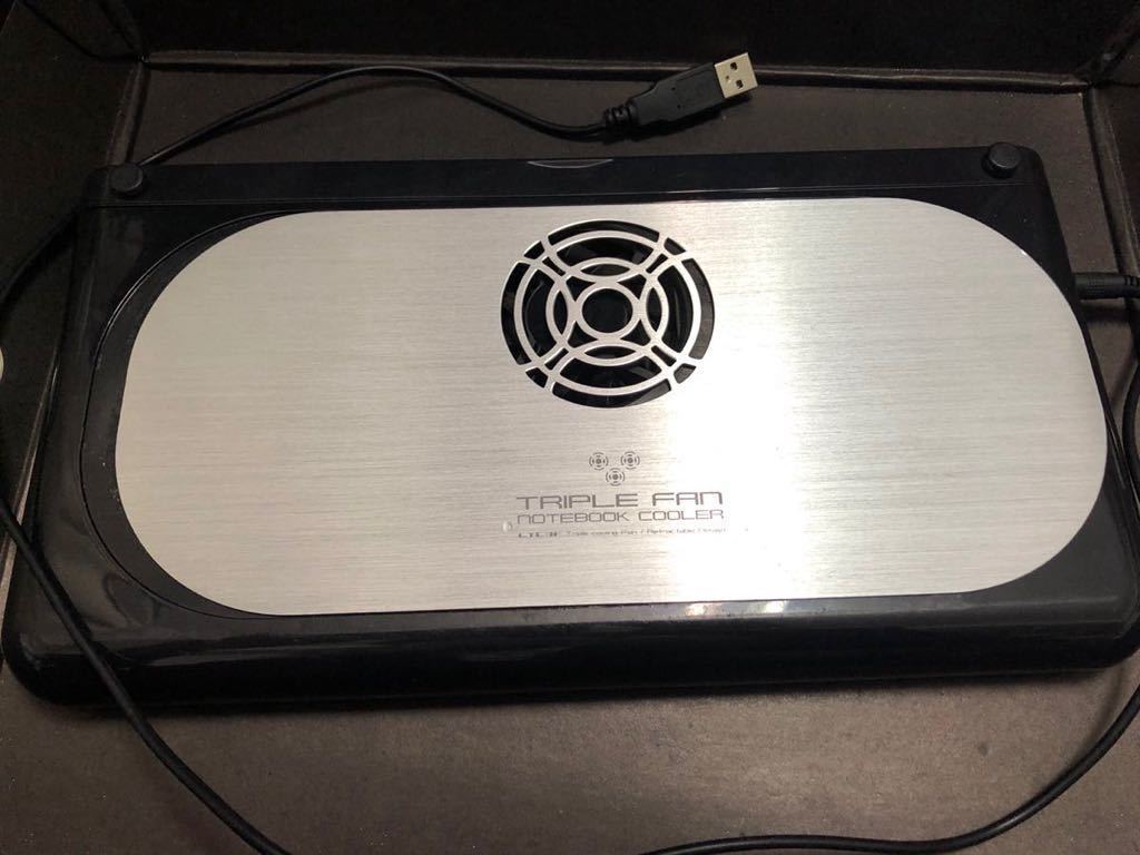 notebook cooler トリプルファン　稼働