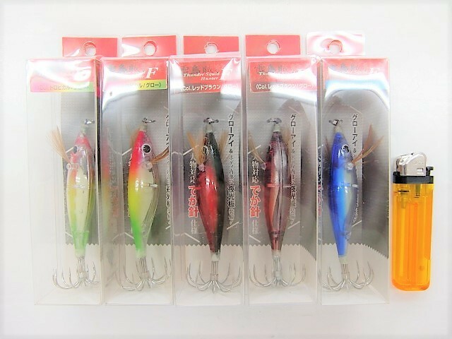 新品 雷烏賊狩人F でか針5個セット コウイカ