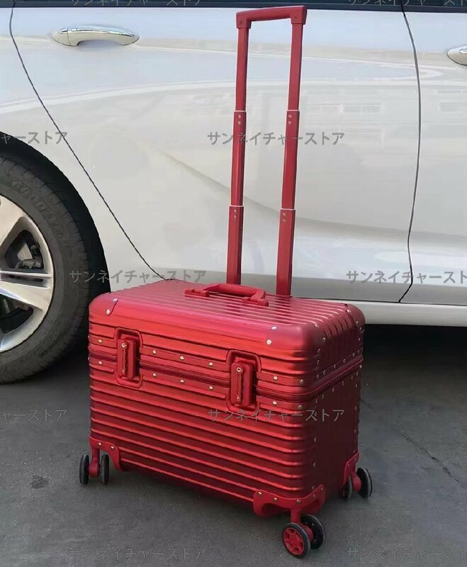 極美品★アルミスーツケース 20インチ アルミトランク トランク 小型 旅行用品 TSAロック キャリーケース キャリーバッグ 機内持ち込み