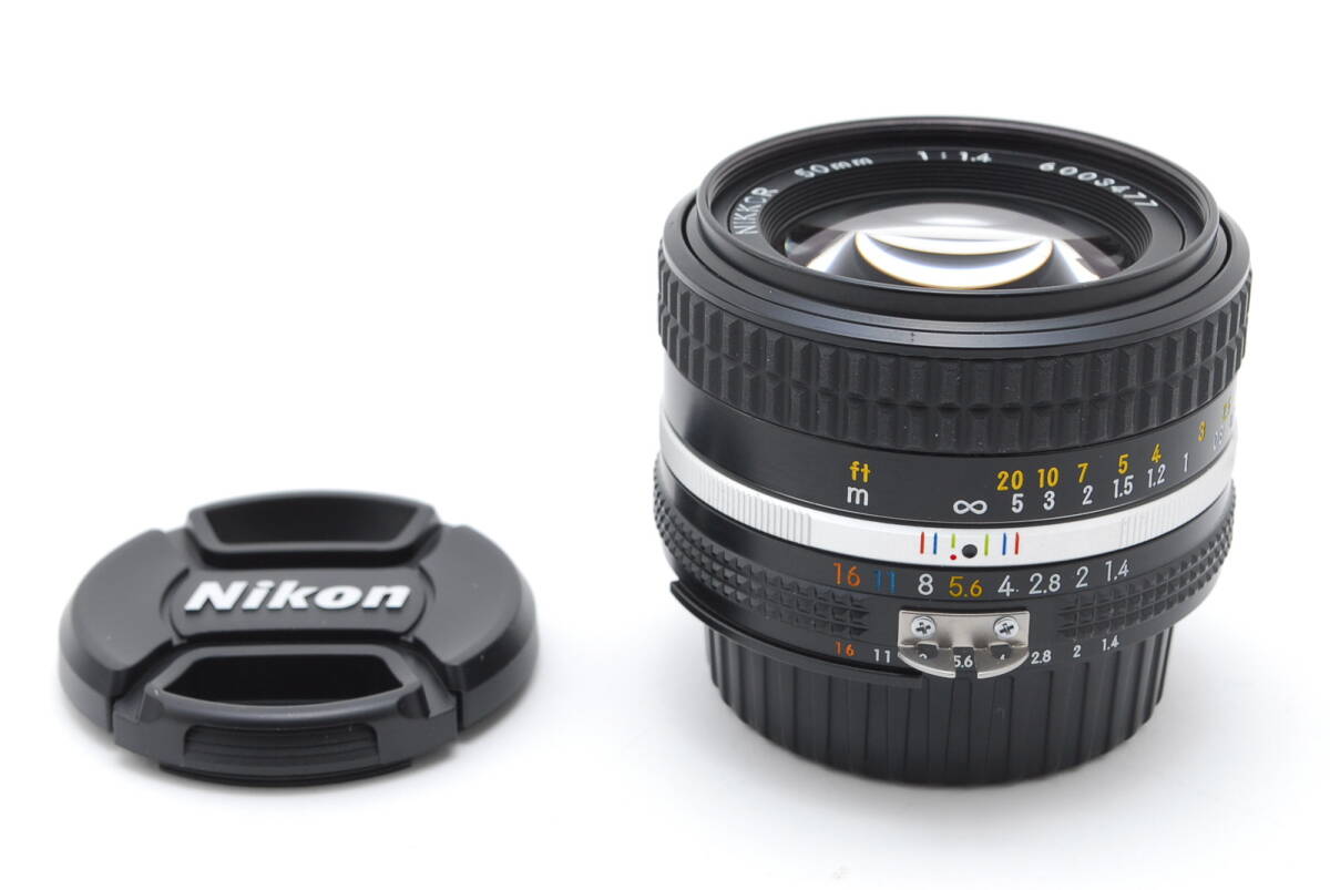 【SICコーティング】【清掃・整備済@キィートス】Nikon Ai NIkkor 50mm f1.4S (Ai-S F1.4) 動作写りもOK 概ねキレイ＆概ねクリア②