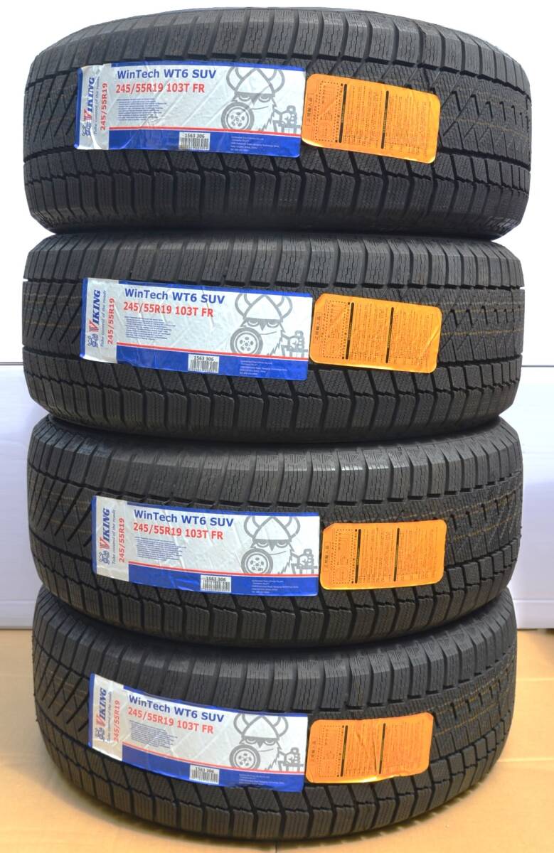4本セット 245/55R19 ジャガー I Pace ( i-pace ) 用に スタッドレス / バイキング VIKING WinTech WT6 SUV (コンチネンタル社) 4本セット