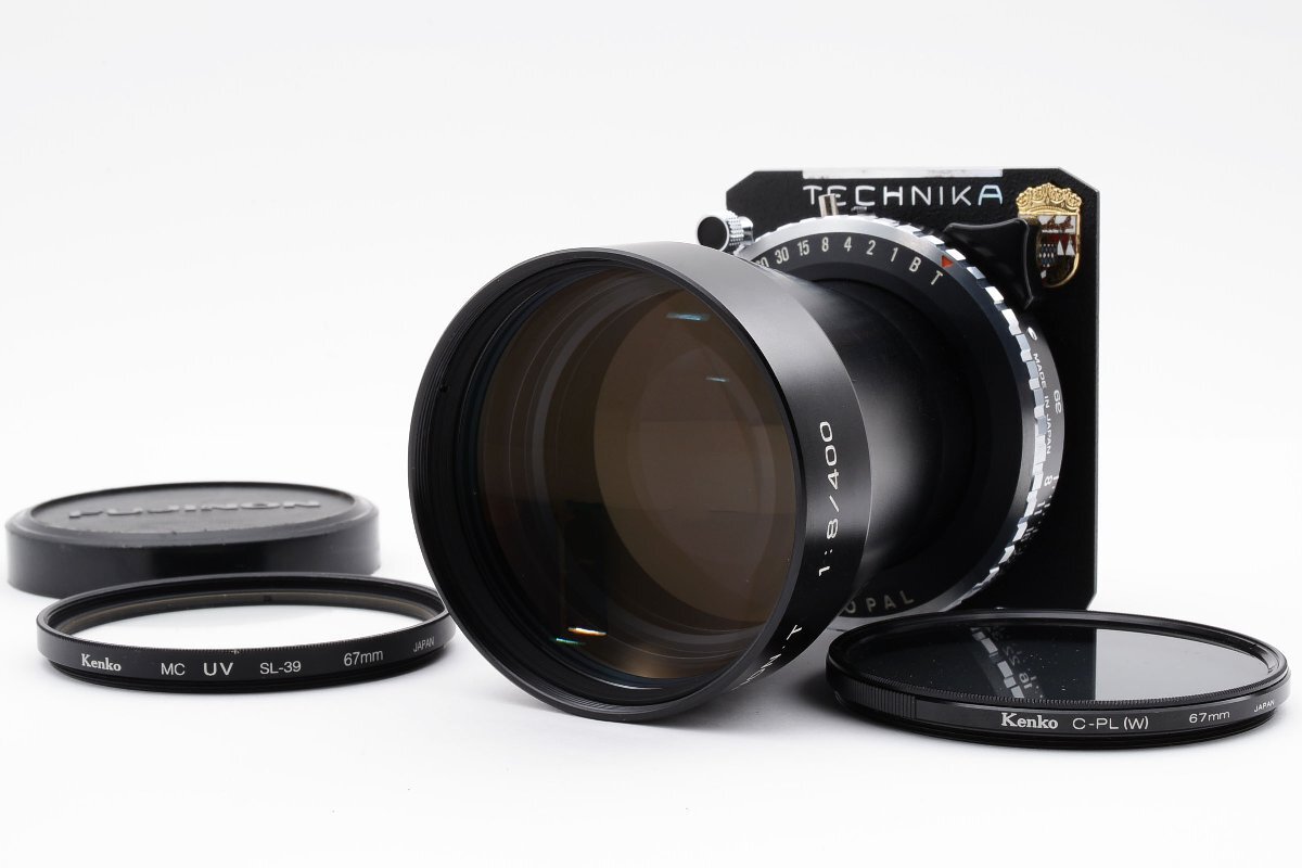 ◇◆ 極上美品 フジフイルム 富士 Fujifilm FUJI FUJINON T 400mm f/8 コパルシャッター 大判 レンズ 動作確認済 9490 ◆◇