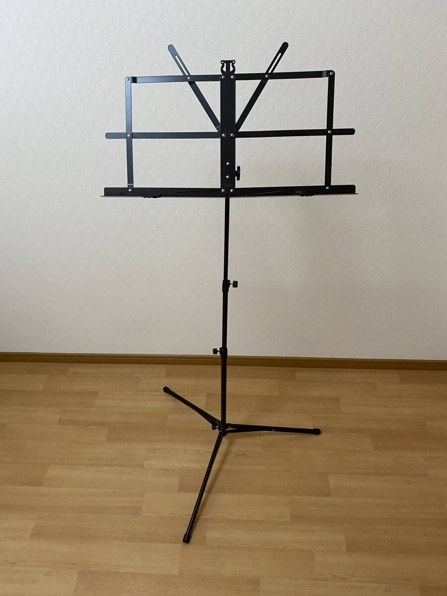 譜面台 折り畳み式 70～138cm 収納バッグ付き CAHAYA（良品）