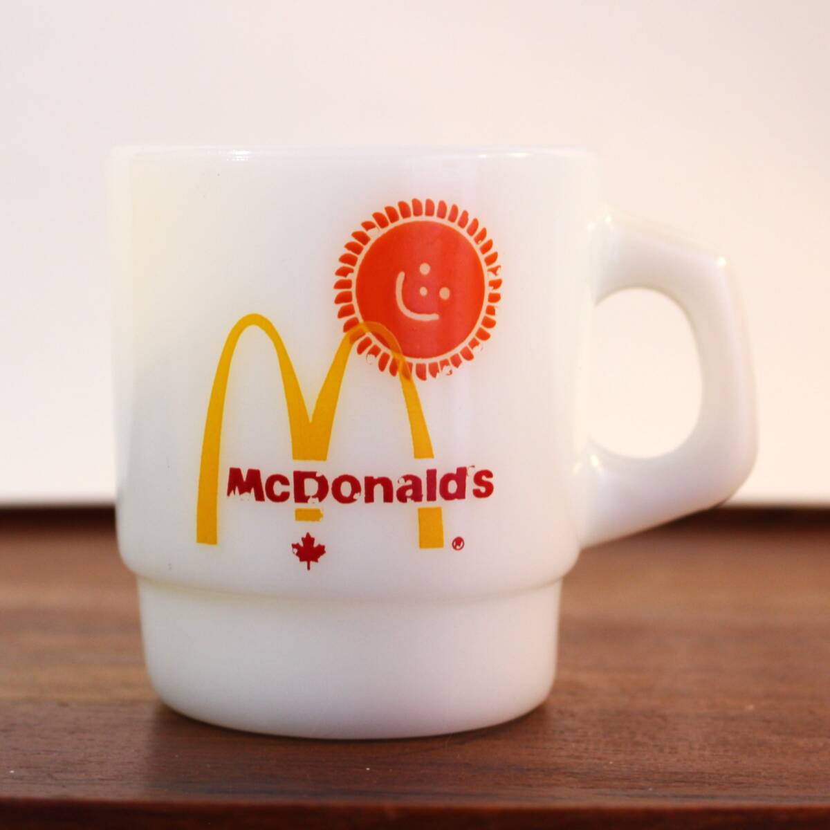 【送料無料】▼ 1960～76年頃 ファイヤーキング 吹き出し無し カナダ マクドナルド アドマグ MAC マック マグ マグカップ ヴィンテージ