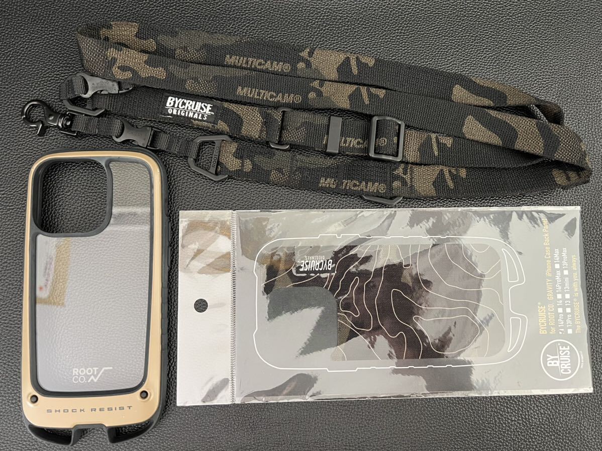 ROOT CO. ルートコー iPhone14Pro用　ショルダーストラップ