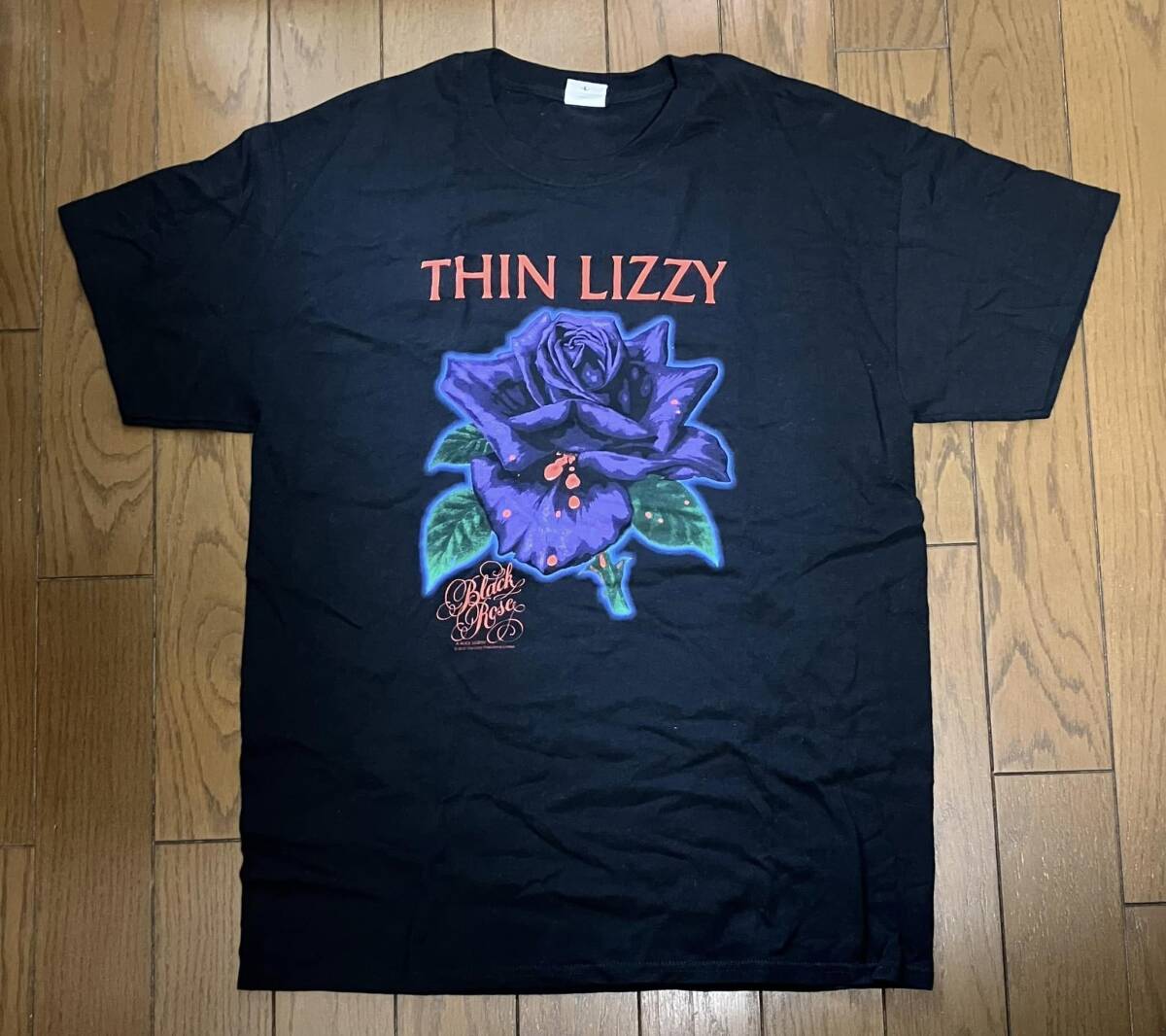 THIN LIZZY / BLACK ROSE Tシャツ　（メンズLサイズ）