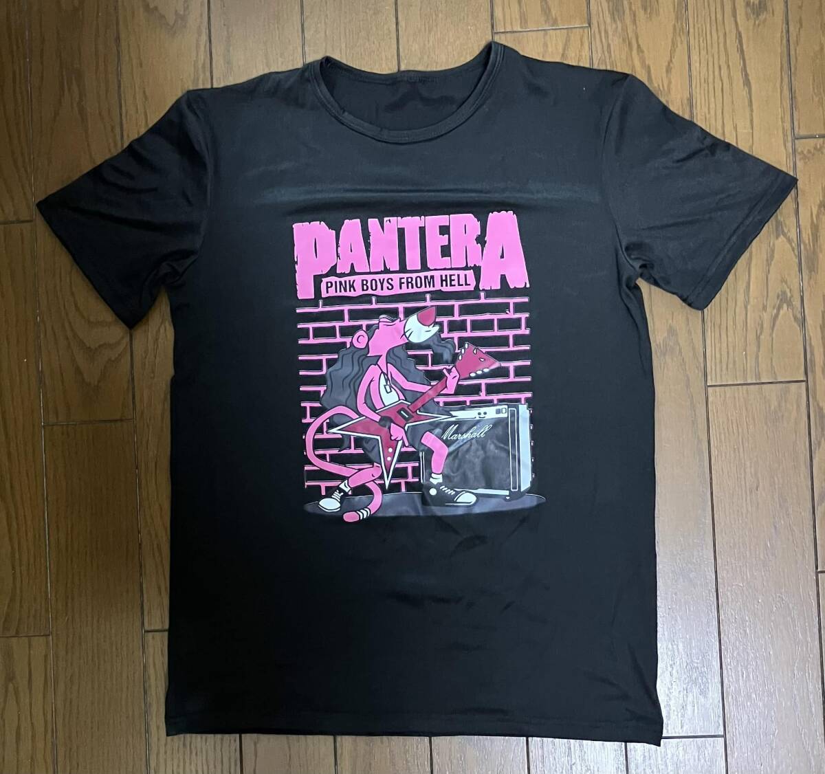 PANTERA / PINK BOYS FROM HELL　Tシャツ（サイズ表記無し）実寸ご確認下さい ヘヴィメタル　バンドTシャツ