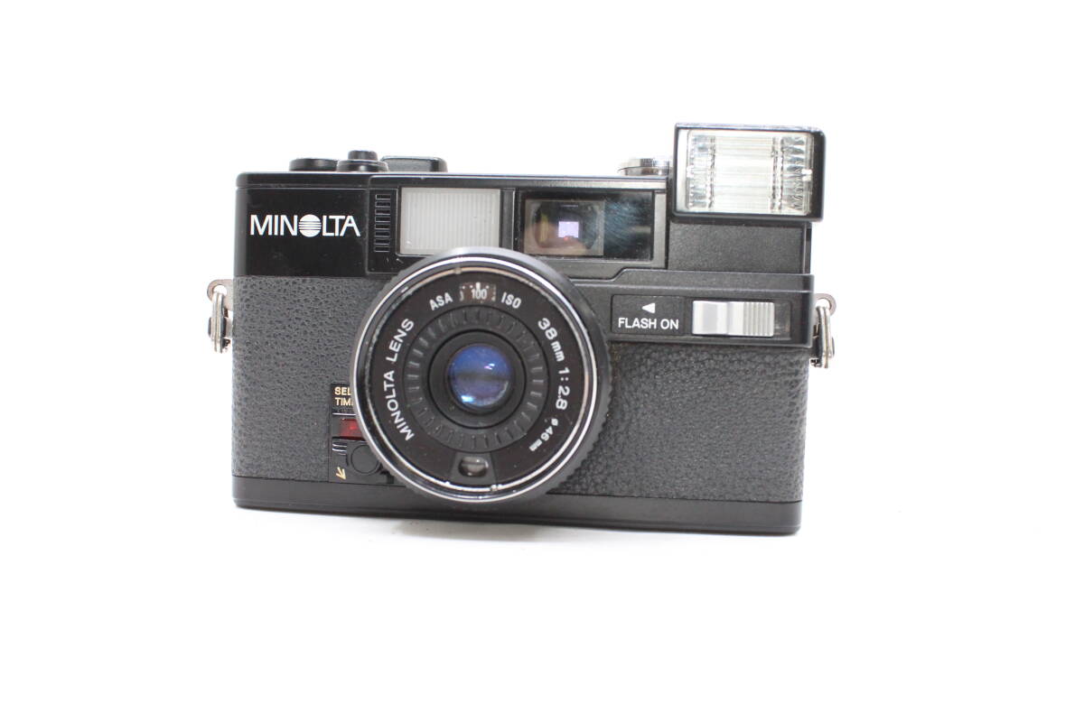 ★良品★MINOLTA ミノルタ HI-MATIC S2 38mm F2.8人気の単集点搭載コンパクトフィルムカメラ！ 希少な動作品！ OK6955