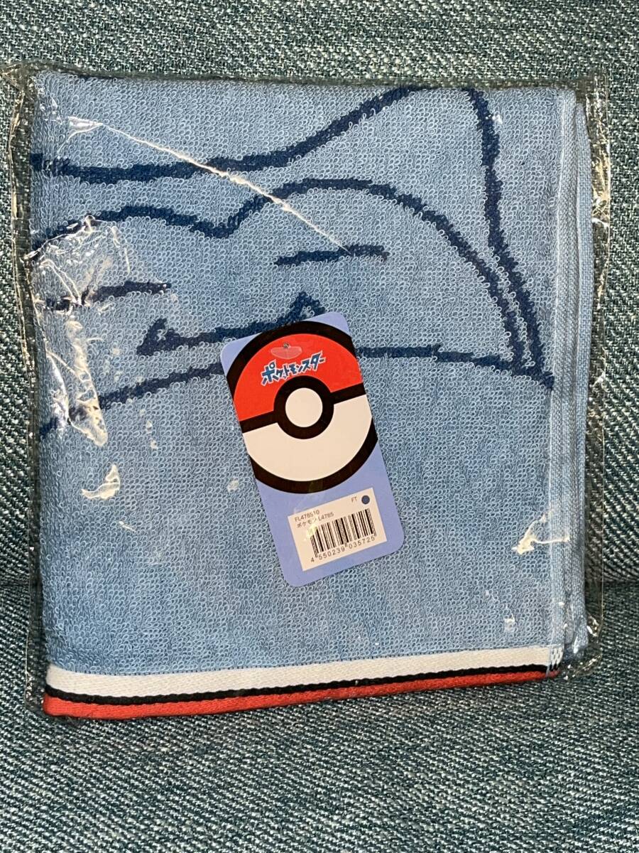 □■ ポケットモンスター　ジャガード織　フェイスタオル　【カビゴン】■□ 新品　未開封　★喫煙者ペット無 ポケモン　