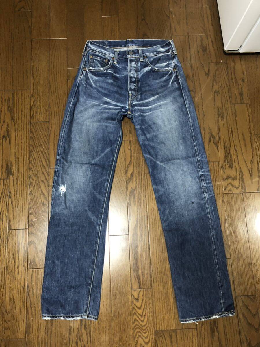 リーバイス　501XX ダブルネーム 66501復刻日本製 ヴィンテージ 66Eヴィンテージ 加工品　W31