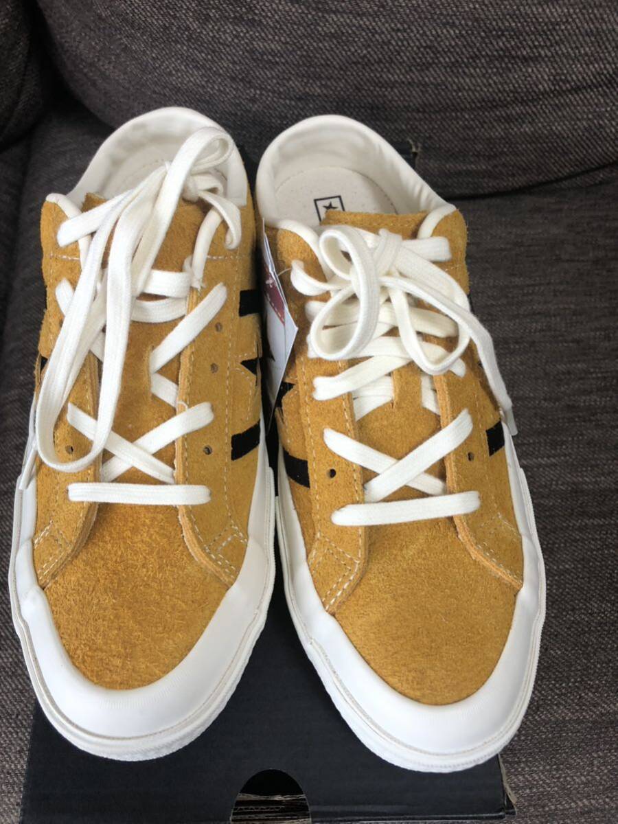 新品　未使用コンバース STAR&BARS CLOGS スター＆バーズ クロッグ 1SC651 ゴールド 26cm