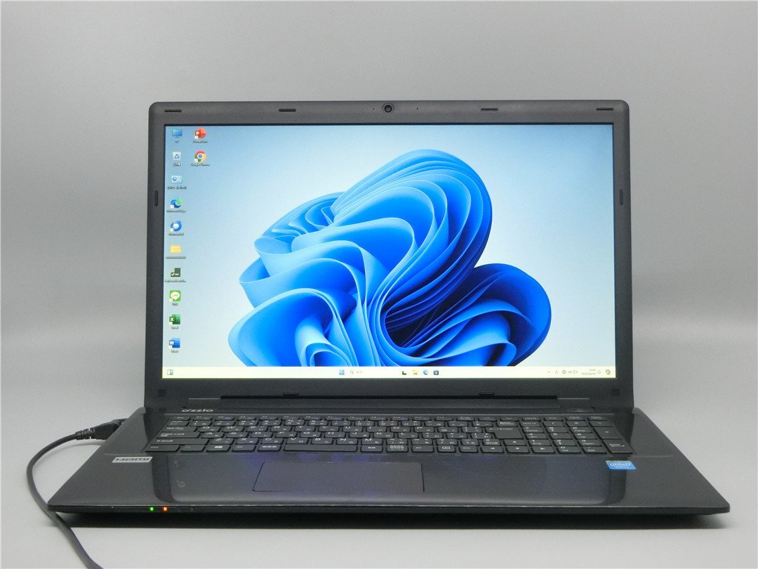 WEBカメラ/中古ノートパソコンOZZIO　W970SUY　Celeron 2957U/17.3型フルHD/8GB/高速SSD240GB/HDMI/無線WIFI/テンキー/WIN11H/office