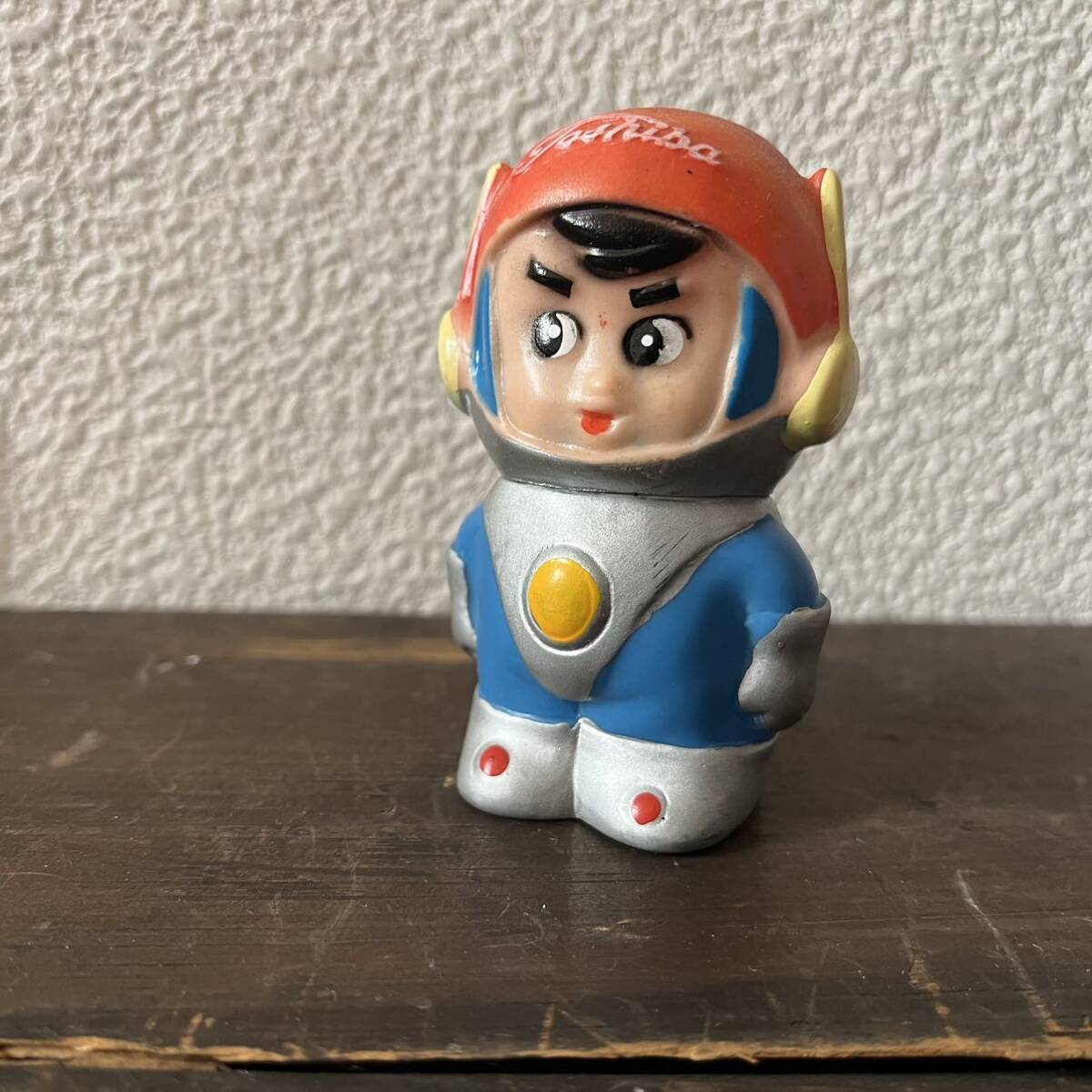 当時物 昭和レトロ 東芝 光速エスパー ソフビ 人形 