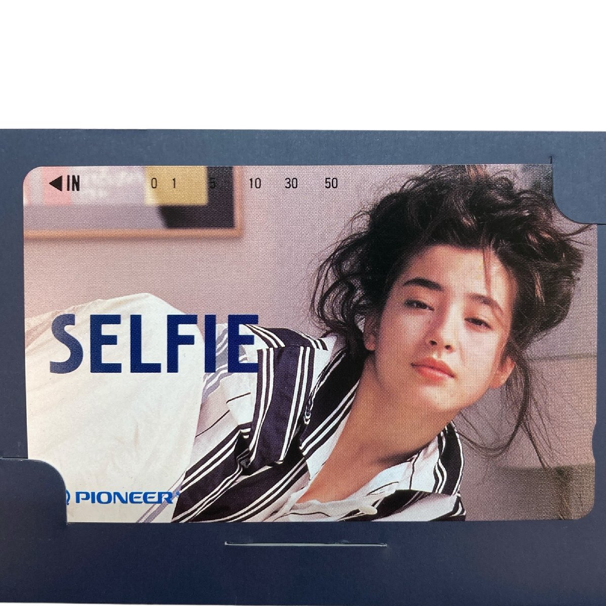 宮沢りえ　SELFIE　テレホンカード　５０度数　未使用　台紙つき