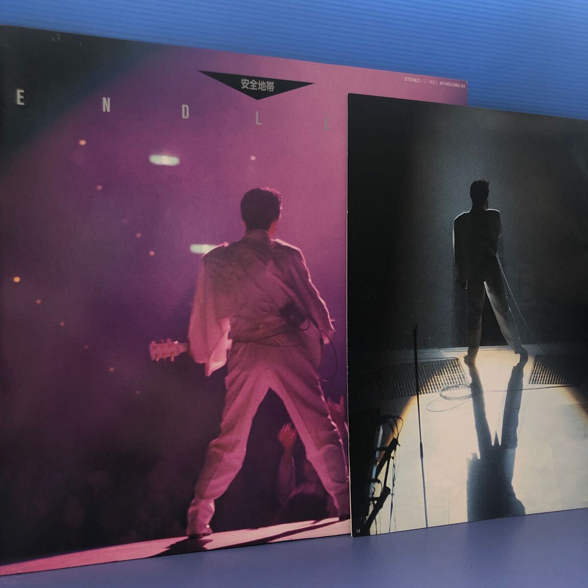 q 2LP 二枚組 安全地帯 ライヴ ENDLESS 玉置浩二 見開きジャケット レコード 5点以上落札で送料無料