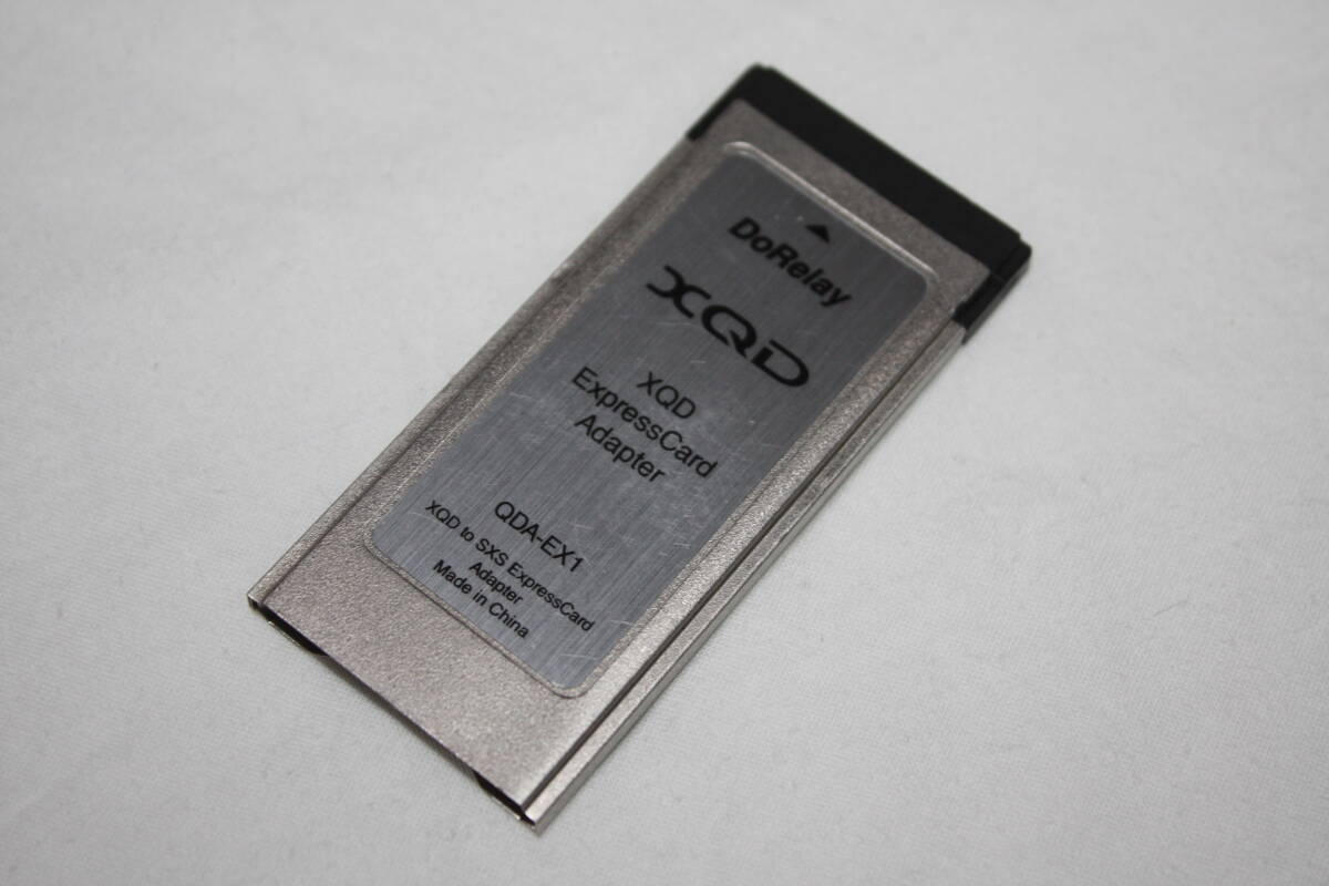送料無料！ Dorelay QDA-EX1 美品 XQD ExpressCardアダプター (検索：SONY QDA-EX1互換？、4Kビデオカメラ等用メディア、XQDカード、XDCAM)