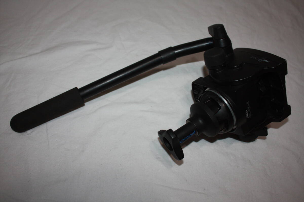 Vinten　PRO 6HDV　美品　三脚ヘッド(ボール径100mm) (検索：ビデオ三脚、ヴィンテン、ビンテン、Sachtler、PMW-、HXR-、AG-AC、AJ-PX)