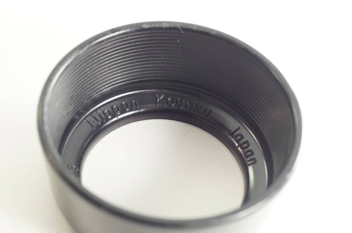 影AG【並品】希少 NIKKOREX 5cm 2.5 Nippon Kogaku Japan レンズフード ニコレックス35用