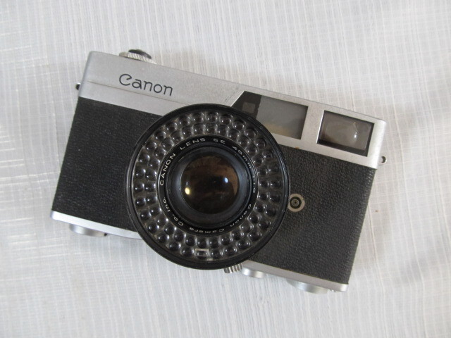 A・昭和のレアアイテム●現状品●【Canon】キャノネット35㎜カメラ/SE45㎜　ジャンク扱い