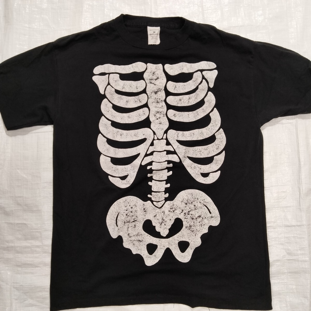 Vintage Hallmark Skeleton T-Shirt ホールマーク　骨格 だまし絵 　スケルトン　Tシャツ ブラック　BLACK　黒　フェード fade 80〜90'S 