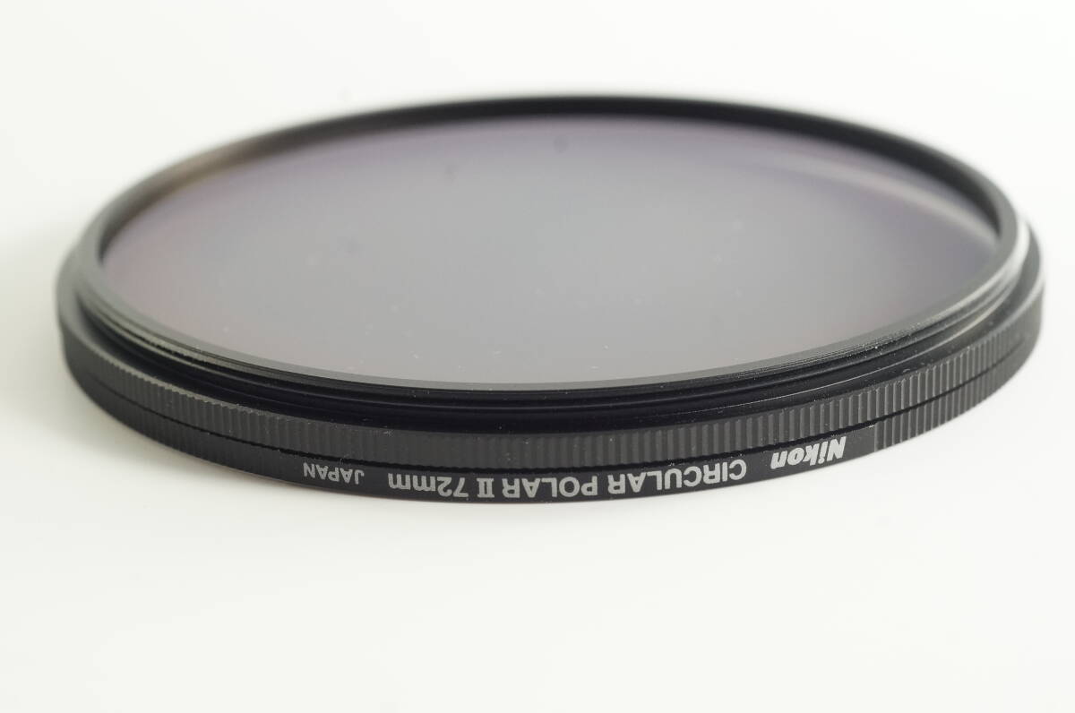 GFOX013 [とてもキレイ]Nikon Circular PolarⅡ72mm ニコン 円偏光フィルター