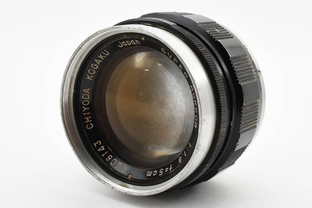 【動作良好品★】SUPER ROKKOR 5cm F1.8 CHIYODA KOGAKU スーパーロッコール Lマウント 千代田光学 #M10993